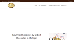 Desktop Screenshot of gilbertchocolates.com