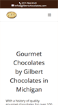 Mobile Screenshot of gilbertchocolates.com